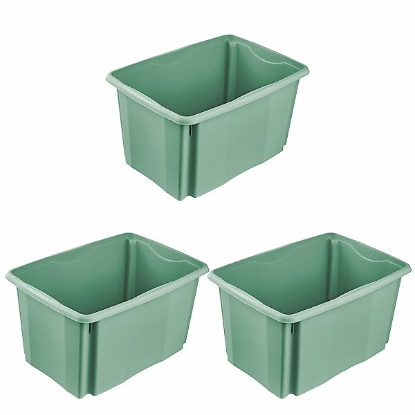 keeeper Aufbewahrungsbox "Emil, 3er Set, 45 L, 54,5 x 39 x 29,5 cm" ineinan günstig online kaufen