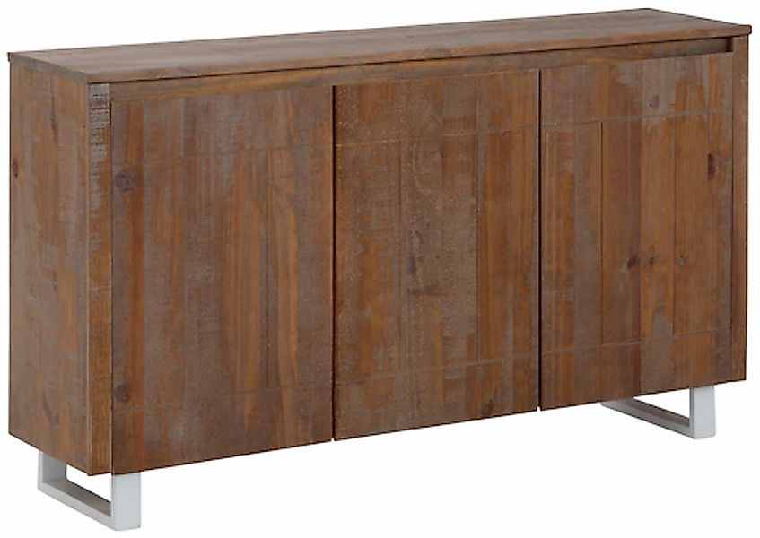 OTTO home Sideboard "Lagos" Kommode aus massivem Kiefernholz, mit weiß lack günstig online kaufen