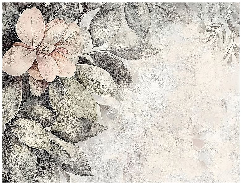 Wallarena Fototapete Blätter Blumen Vintage Vlies günstig online kaufen