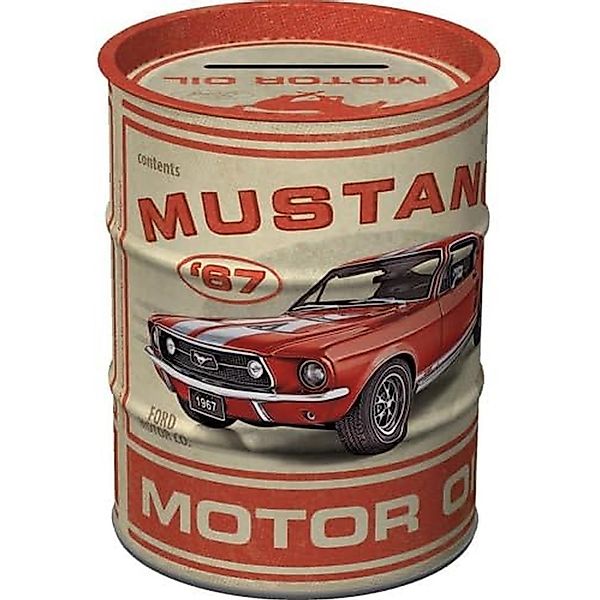 Nostalgic-Art Spardose Ölfass Ford Mustang GT 1967 Motor Oil günstig online kaufen