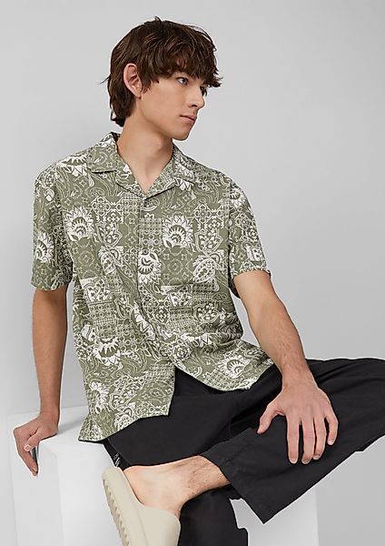 QS Kurzarmhemd Resort Fit: Baumwollhemd mit günstig online kaufen