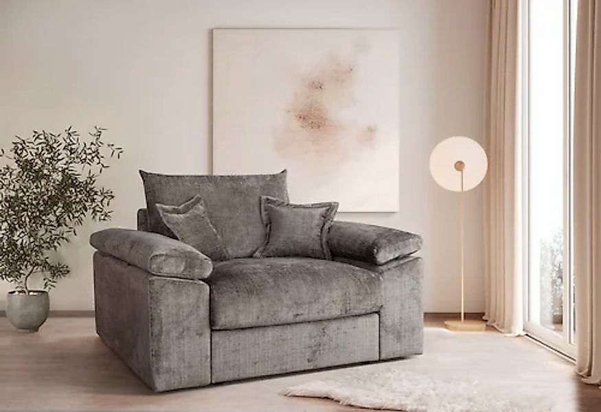 Home affaire XXL-Sessel »Soft&Cosy«, Mega-Sessel, Cord oder Chenille-Strukt günstig online kaufen