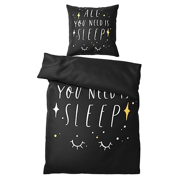 SANILO Bettwäsche 2-teilig All You Need is Sleep günstig online kaufen