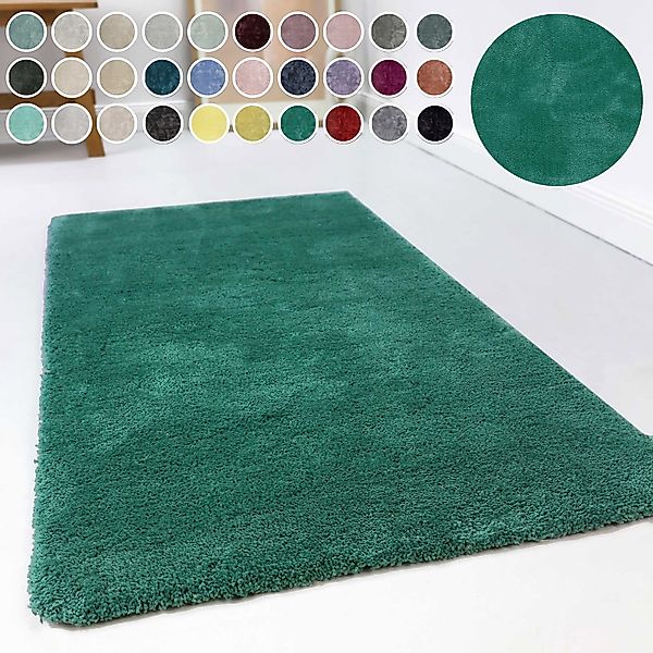 Esprit Hochflor-Teppich »Relaxx ESP-4150«, rund, 25 mm Höhe, Wohnzimmer, se günstig online kaufen