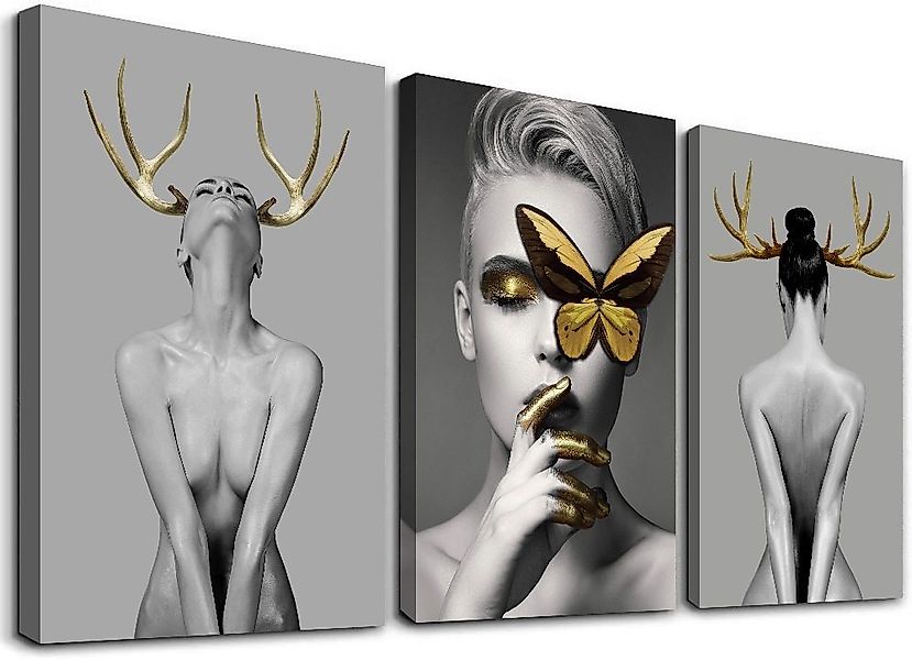 Visario Leinwandbild 3-teiliges Wandbild von Visario, 4411 günstig online kaufen