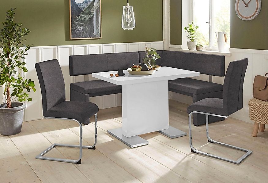 Home affaire Freischwinger "Charissa" (Set) 2 Microfaser Bezug in verschied günstig online kaufen