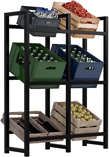 CLP Standregal Stack, Getränkekistenständer aus stabilem günstig online kaufen