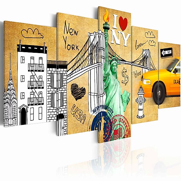 Wandbild - I love New Jork City günstig online kaufen