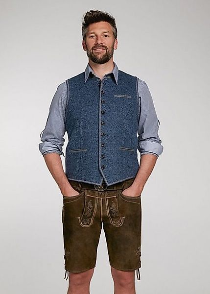 Spieth & Wensky Trachtenweste Trachtenweste - NOVUM - dunkelgrau, blau günstig online kaufen