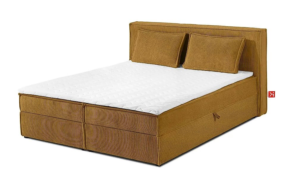 KONSIMO Boxbett   ¦ gelb ¦ Maße (cm): B: 165 H: 95 Betten > Polsterbetten - günstig online kaufen