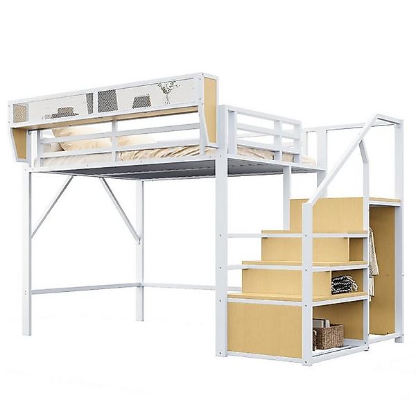 autolock Kinderbett Hochbett,Kinderbett mit Sicherheitsleiter und flexiblem günstig online kaufen