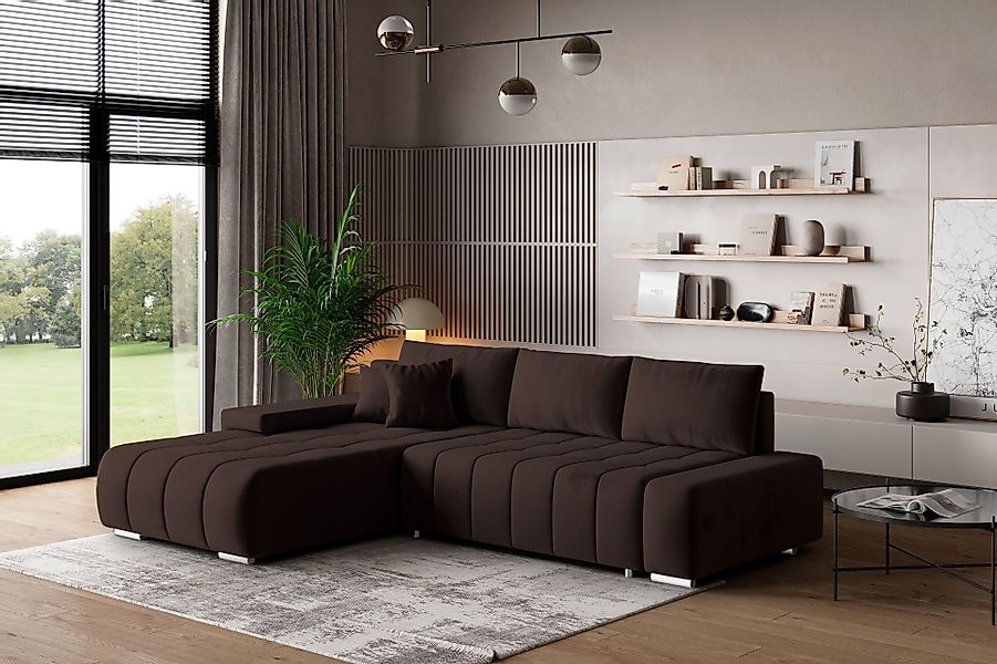Masseno Ecksofa ALESE mit Schlaffunktion L-Form, günstig online kaufen