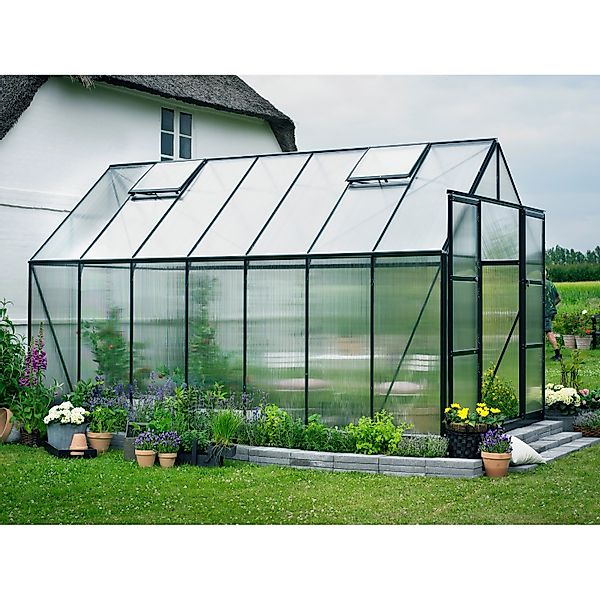 Halls Gewächshaus Magnum 148 Grün 11,5 m² günstig online kaufen