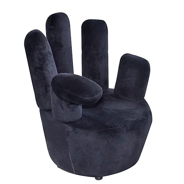 vidaXL Sessel in Handform Schwarz Samt 241730 günstig online kaufen