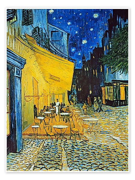 Posterlounge Poster Vincent van Gogh, Caféterrasse günstig online kaufen