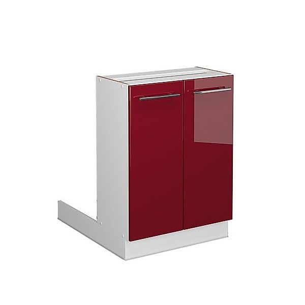 Vicco Unterschrank Fame-Line, Bordeaux Hochglanz/Weiß, 60 günstig online kaufen