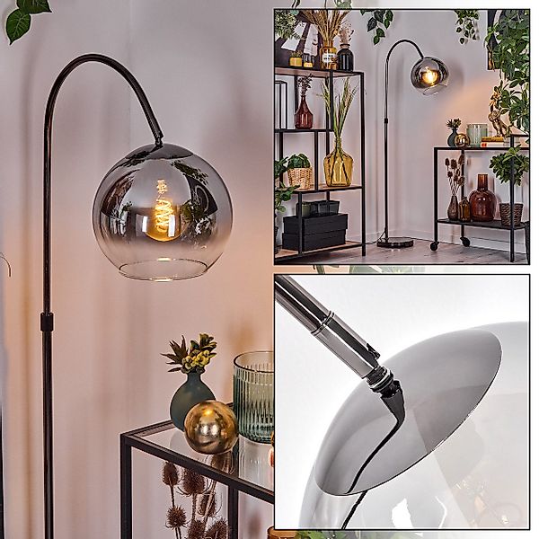hofstein Stehlampe Stehlampe aus Metall/Glas in günstig online kaufen