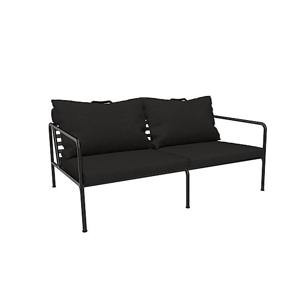 Outdoor 2-Sitzer Sofa AVON schwarz Kohle günstig online kaufen