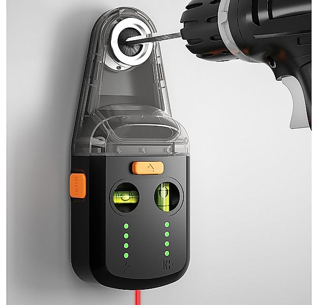 FOUORTUNATE-BEE Wasserwaage 4-in-1 Laser Wasserwaage mit Kreuzwasserwaage, günstig online kaufen
