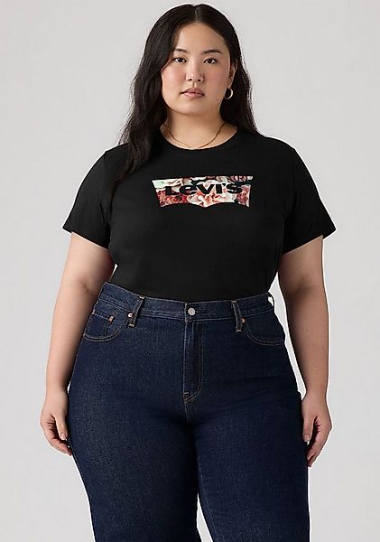 Levi's® Plus T-Shirt PL PERFECT TEE Florales Batwing-Logo günstig online kaufen
