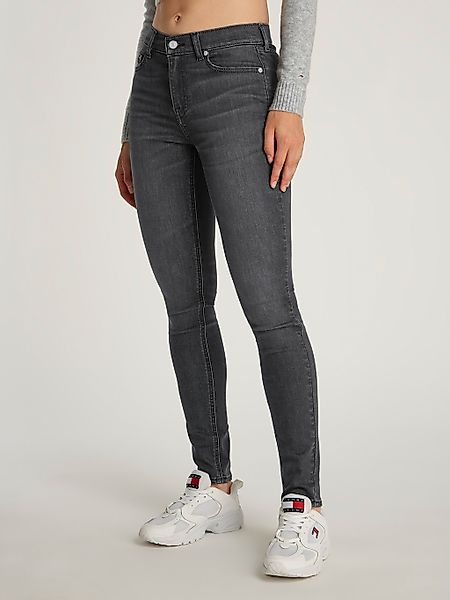 Tommy Jeans Skinny-fit-Jeans "NORA MR SKNY", mit Waschung, mit Logo-Badge günstig online kaufen