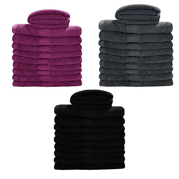 Myooka Badetuch Badetuch Duschtücher Handtücher Set günstig online kaufen