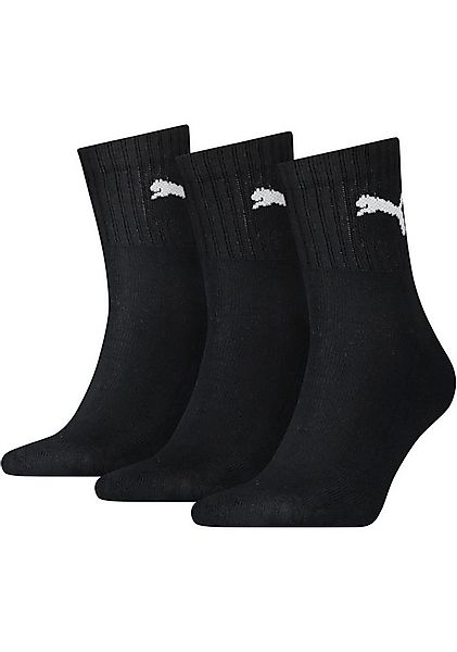 PUMA Sportsocken short crew (3-Paar) gepolsterte Frottee-Sohle, atmungsakti günstig online kaufen