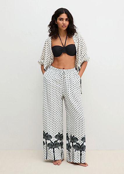 Marc OPolo Strandhose "Beach Cover-Up" Strandhose, sommerlicher Allover-Pri günstig online kaufen