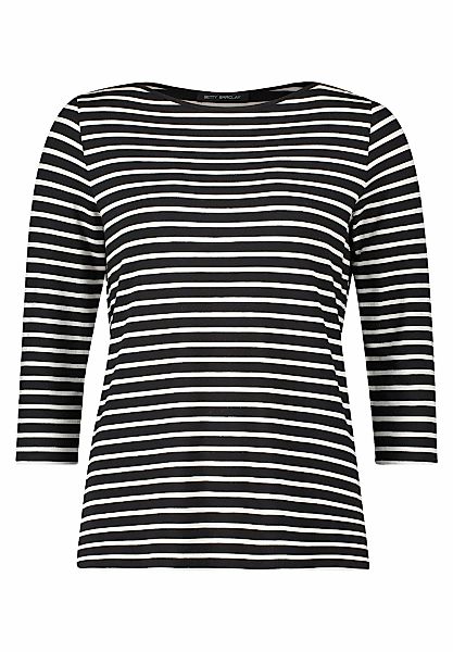Betty Barclay 3/4-Arm-Shirt "Betty Barclay Damen Ringelshirt mit U-Boot-Aus günstig online kaufen