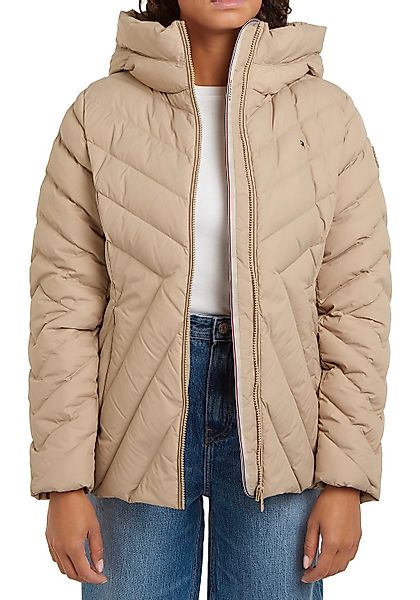 Tommy Hilfiger Steppjacke "CHEVRON MW PADDED JACKET", mit Kapuze, mit mitte günstig online kaufen