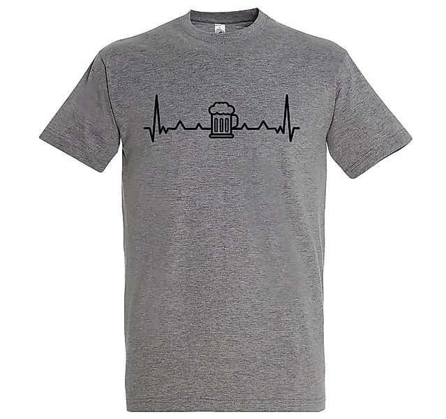 Youth Designz Print-Shirt Heartbeat Bier Herren günstig online kaufen