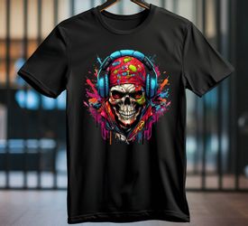Banco T-Shirt Stylischer Skeletten_Kopf Rundhalsausschnitt Herren günstig online kaufen