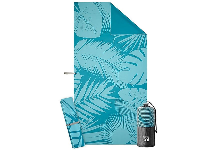 Blumtal Reisehandtuch Strandhandtuch 90x180 cm aus Mikrofaser - kompakt & s günstig online kaufen