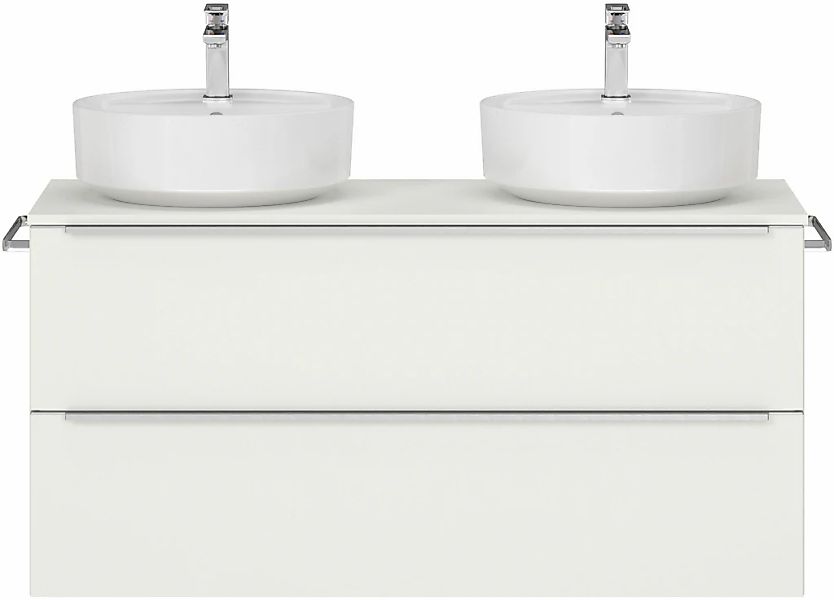 nobilia Waschtisch-Set "Alvene", (1 St., mit Doppelwaschplatz, vormontiert, günstig online kaufen