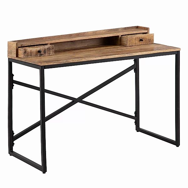 Schreibtisch 120 X 55 X 90 Cm Holz Eisen günstig online kaufen