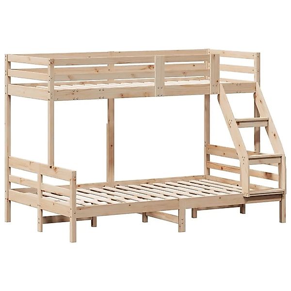 vidaXL Etagenbett 90x200/120x200 cm Massivholz Kiefer 3207185 günstig online kaufen