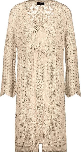 Monari Strickmantel mit Ajourmuster günstig online kaufen