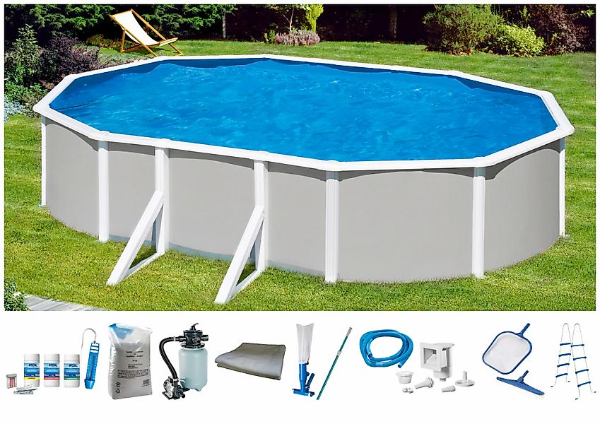 KONIFERA Ovalpool "PANAMA 4" Höhe 120 cm, in versch. Größen günstig online kaufen