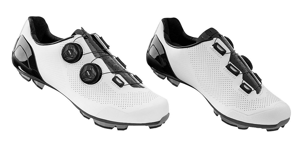 FORCE MTB Schuhe WARRIOR CARBON schwarz-weiß Fahrradschuh günstig online kaufen