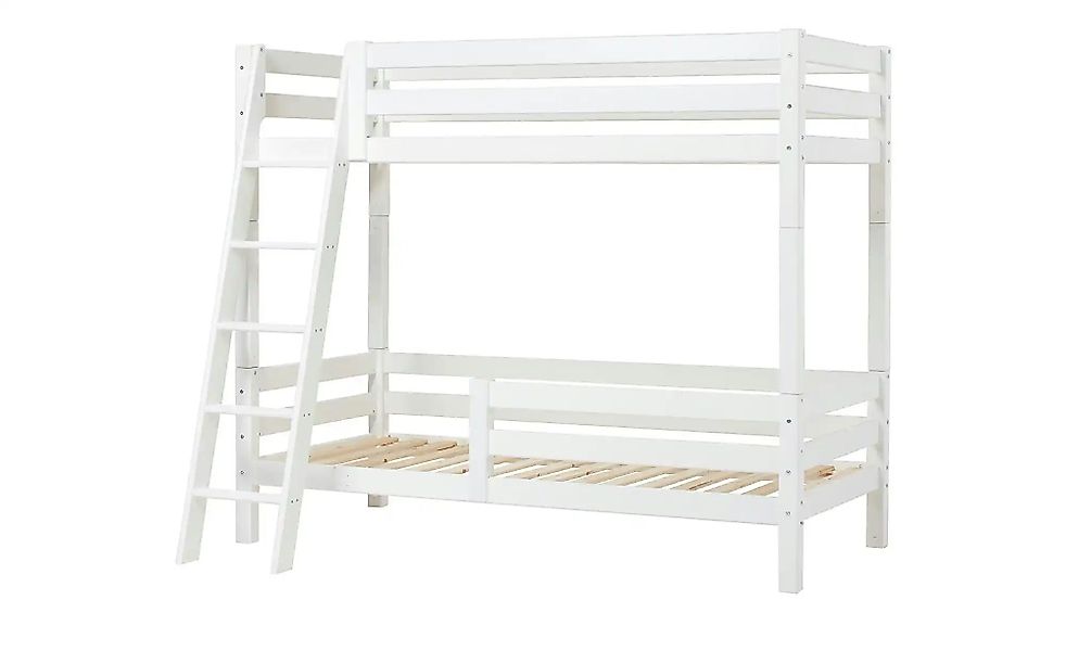 Hoppekids Etagenbett  ECO Luxury ¦ weiß ¦ Maße (cm): B: 124 H: 177 Betten > günstig online kaufen