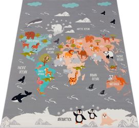 Paco Home Kinderteppich "Bino 581" rechteckig 4 mm Höhe Spielteppich, Motiv günstig online kaufen