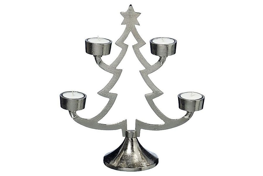 BOLTZE GRUPPE GmbH Teelichthalter Teelichthalter Weihnachtsbaum Aluminium s günstig online kaufen
