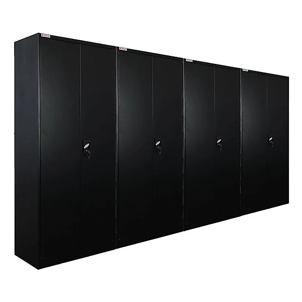 PROREGAL MegaDeal 4x Flügeltürenschrank ELEPHANT Mit 2 Türen Abschließbar H günstig online kaufen