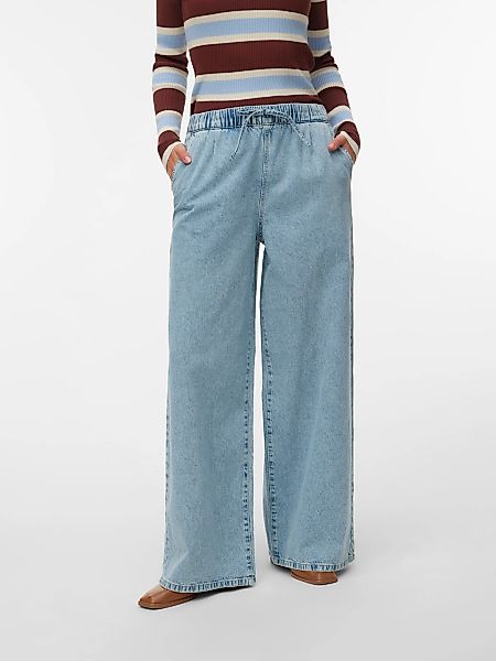 Vero Moda Weite Jeans "VMVALERIA MR WIDE PULL UP JEANS NOOS" günstig online kaufen