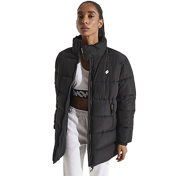 Superdry Longline Sports Jacke XS Black günstig online kaufen