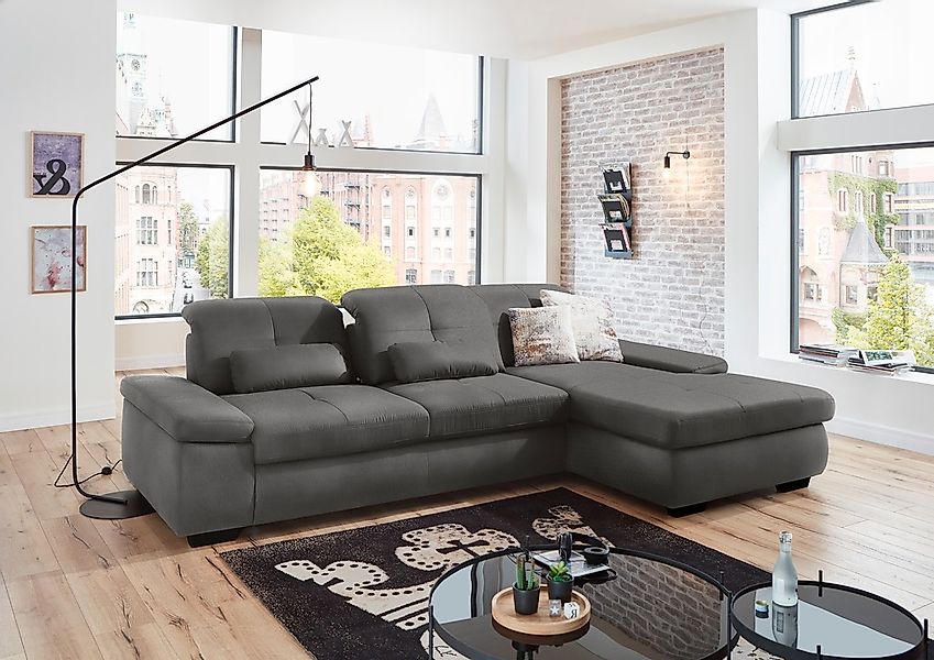 Die PlanBar Ecksofa "MP-IN16012 L-Form, mit Federkern-Polsterung" inkl. Sit günstig online kaufen
