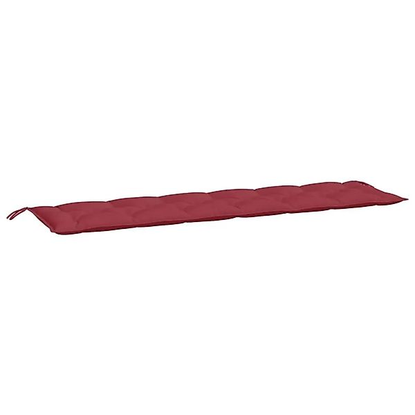 vidaXL Gartenbank-Auflage Weinrot 200x50x7 cm Oxford-Gewebe 361649 günstig online kaufen