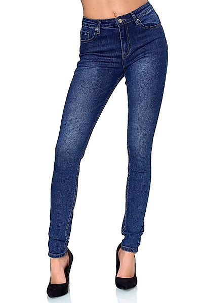 Elara Skinny-fit-Jeans Elara Damen Stretch Hose günstig online kaufen