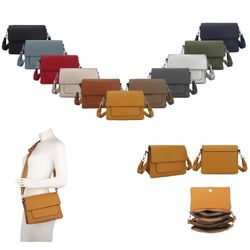 ITALYSHOP24 Schultertasche Damen Crossbody Bodybag Umhängetasche günstig online kaufen