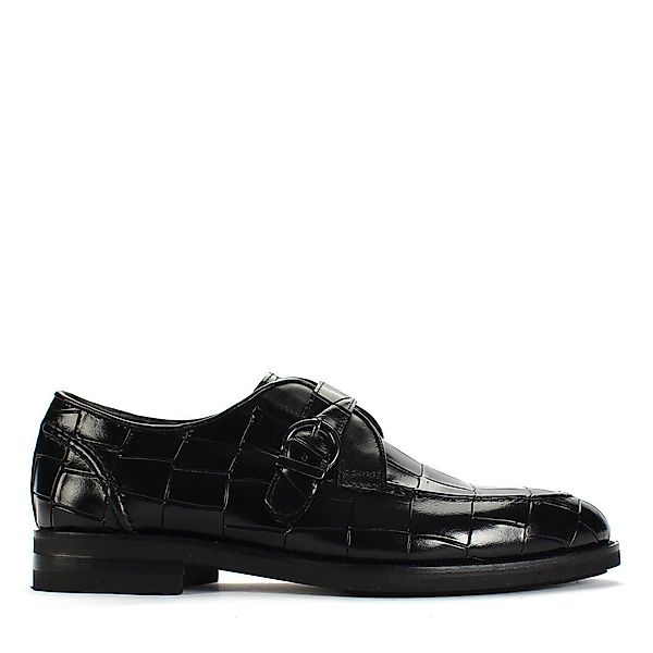 Celal Gültekin 675-108 Schnürschuh Luxuriöse Croco-Textur günstig online kaufen